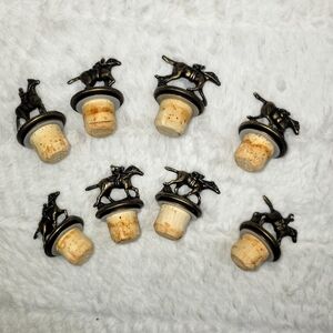 Blantons Horse Cork Stoppers. FULL SET